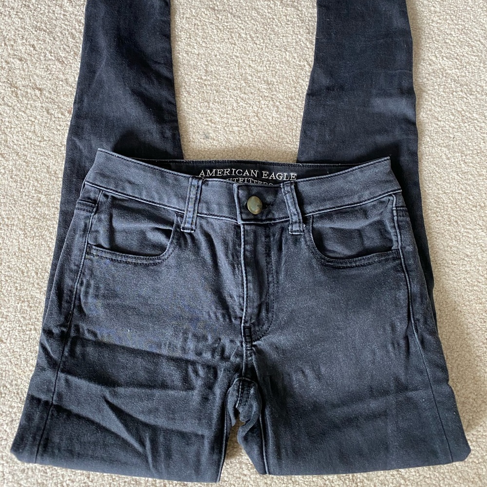 BLACK AMERICAN EAGLE JEANS